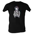 Jimi Hendrix Color Spackle Black T-Shirt
